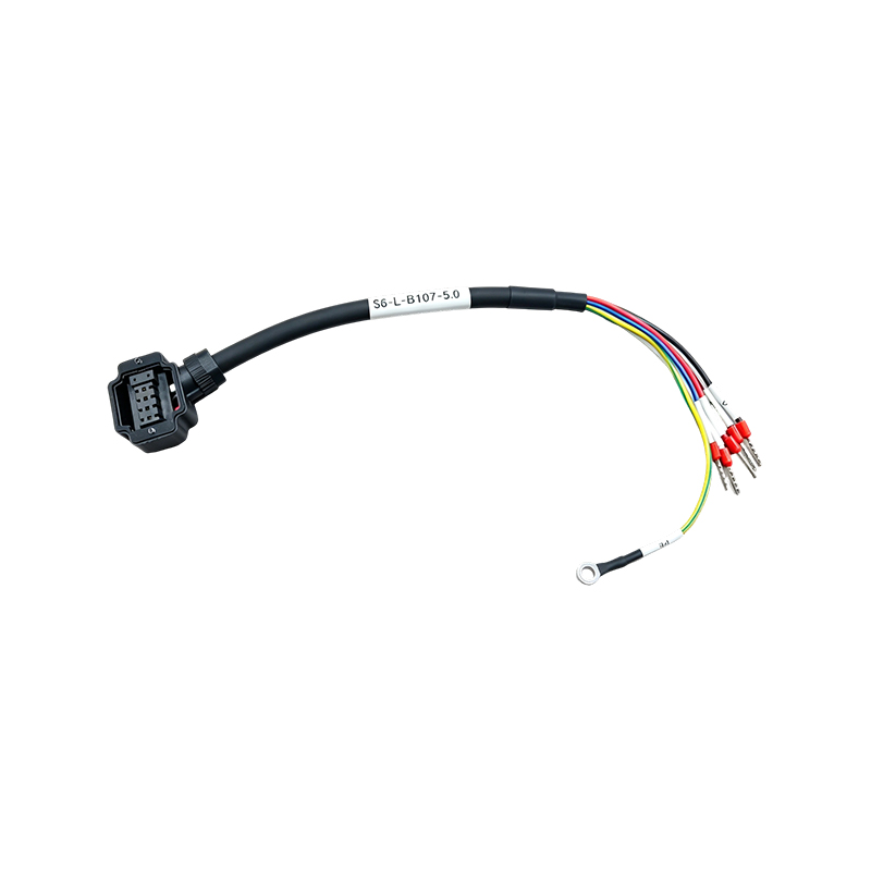 S6-L-B107-5.0 電源&ブレーキ信号コンボケーブル